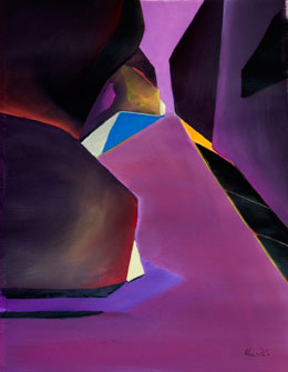 acrylic abstract landscape paintings. desert art – cutting through