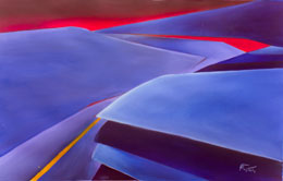 abstract aviation paintings Climb Out