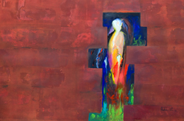 semi abstract figure paintings – observe