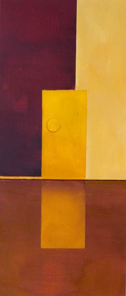 yellow abstract art – solitary