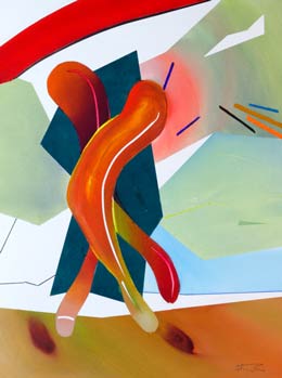 Exciting abstract figure art – Bounce