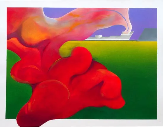 surreal painting for sale - carbon footprint