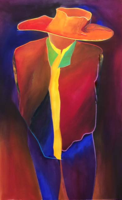 abstract figure painting by alan brain - amigo