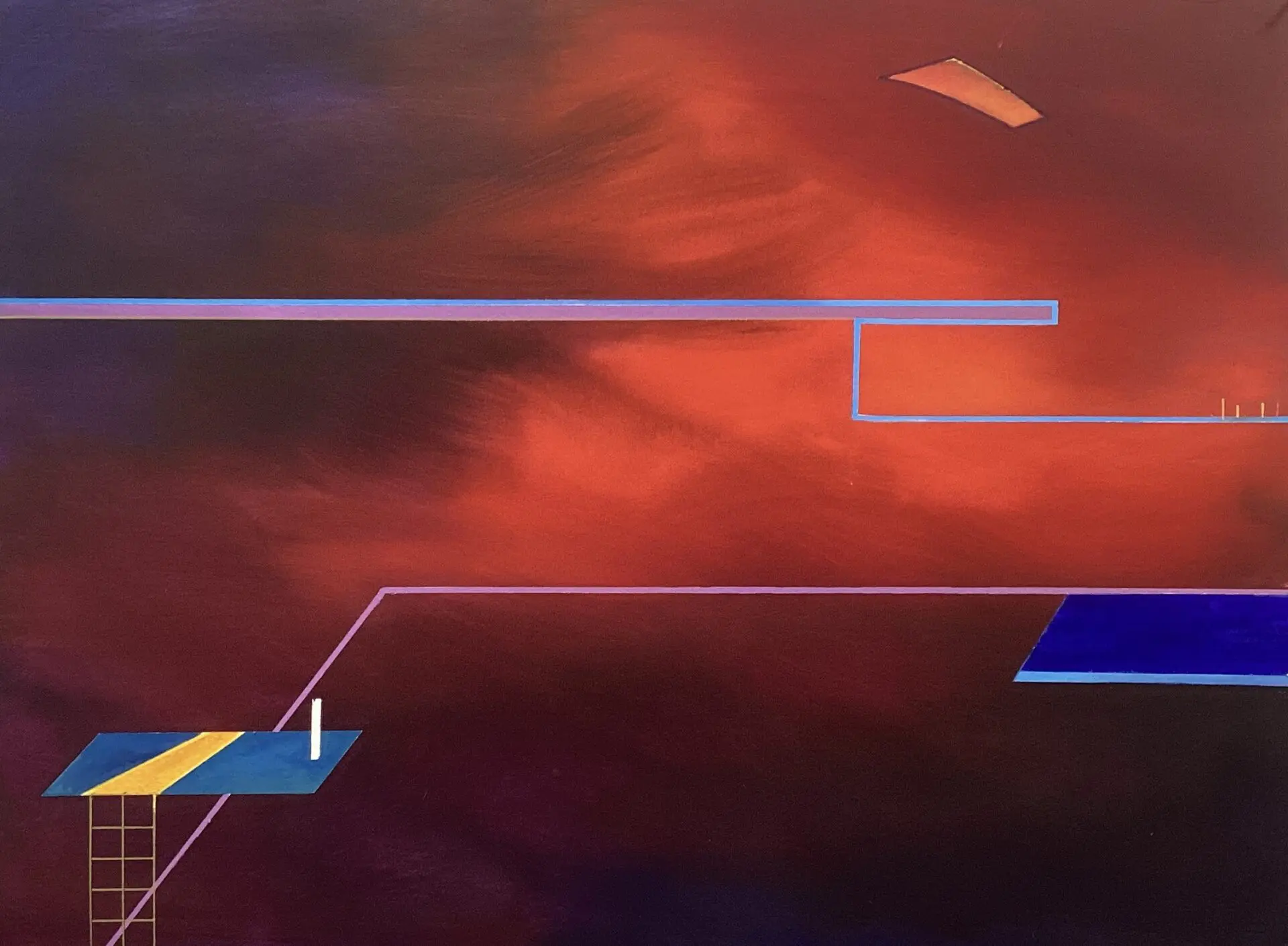 minimal geometric painting- Openings II