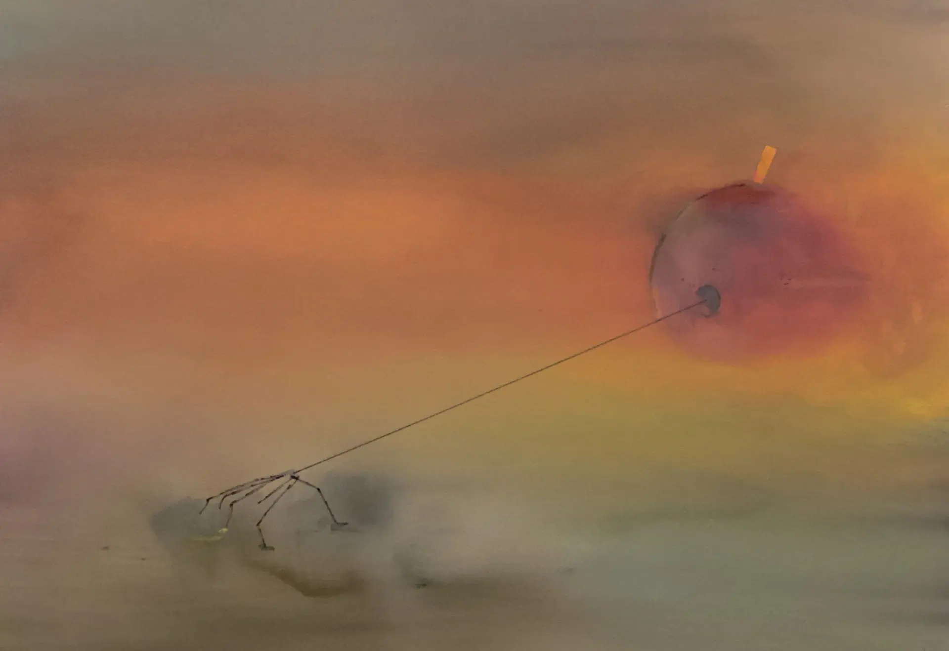 contemporary surreal paintings - Let Go!