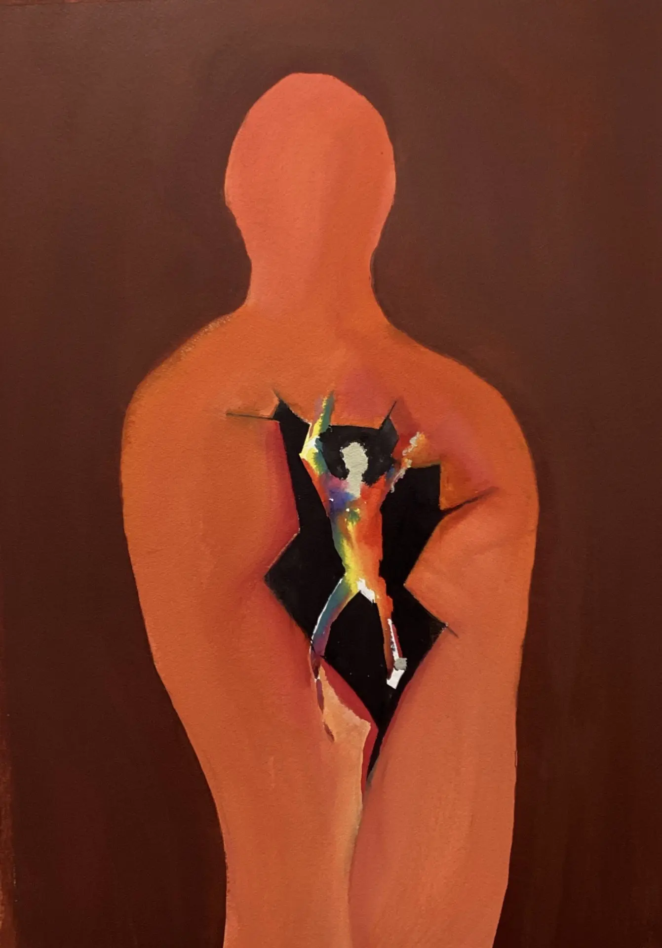 contemporary abstract figure paintings - no words for this one